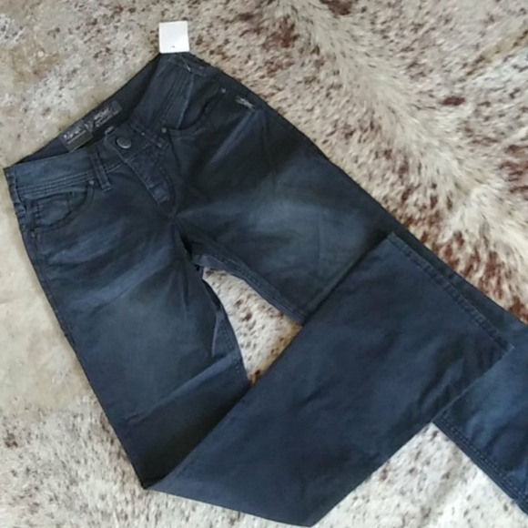 NWT SILVER SUKI JEANS JEANS. FADED BLACK. SZ 25X32 - Picture 3 of 11